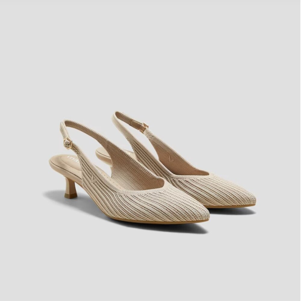 Brand new Vivaia Almond Slingbacks, size 39 (US size 8)